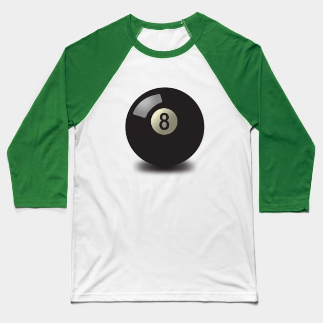 The Hustler - Alternative Movie Poster Baseball T-Shirt by MoviePosterBoy